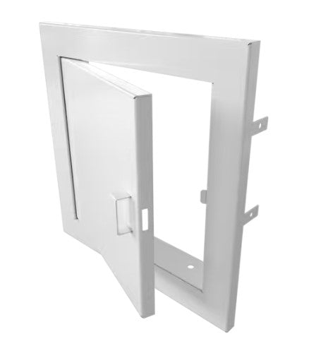 Weiße Inspektionstür 15x15