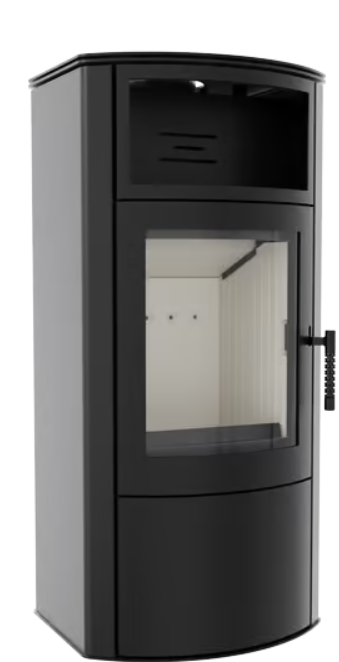 Kaminofen aus stahl TITAN Ø 150 11 kW