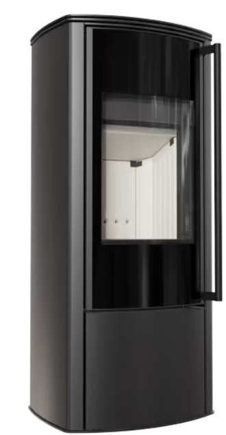 Freistehender Stahlofen KOZA AB ENYO R 5,5 kW Ø 100/150