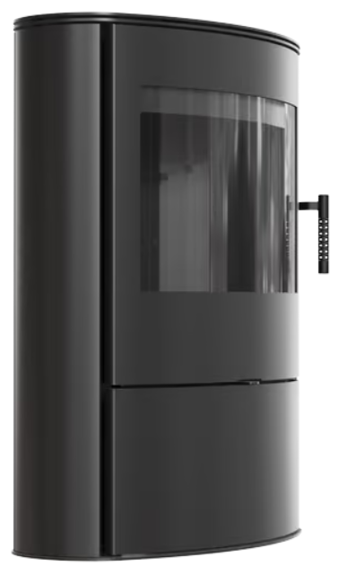 Kaminofen aus Stahl AB/S/2/ROLLO 10 kW Ø 150