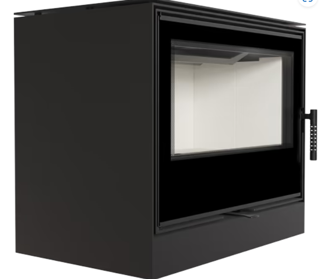 Kratki  KARI 80 - Kaminofen aus Stahl Ø 180 12 kW mit Türfeder