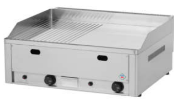 Gas Grillplatte verchromt 660 x 600 mm