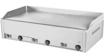 Elektro Grillplatte verchromt 990 x 540 mm