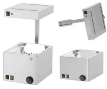 Wärmelampe für Frittenwanne