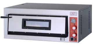 Pizzaofen Einkammer 6 Pizzen Ø 360 mm