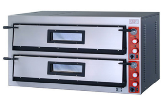 Pizzaofen Doppelkammer 9 + 9 Pizzen Ø 360 mm - Artikel