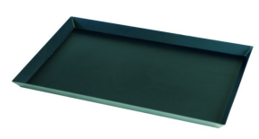 Pizzablech Rechteckig 08/10 mm aus Blaublech