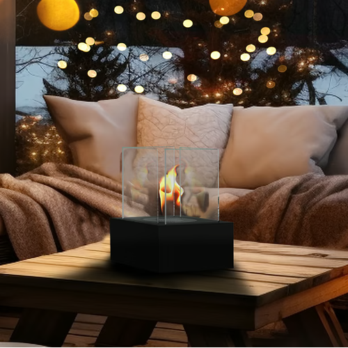 Standkamin Ethanol TANGO 1 schwarz