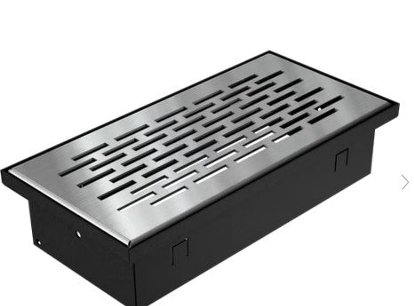 Lüftungsgitter floor 11x17 Edelstahl