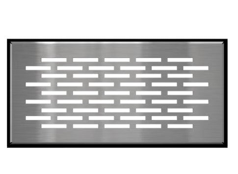 Lüftungsgitter floor 11x17 Edelstahl
