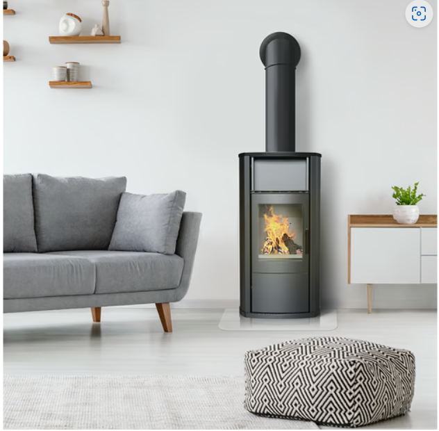 Kratki EPSILON - Kaminofen aus Stahl Ø 150 8 kW