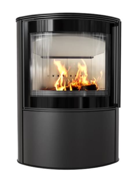 Kratki BJORN - Kaminofen aus Stahl 10 kW Ø 150 mit Türfeder