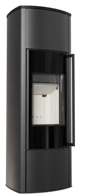 Kratki AB ENYO R Hoch - Freistehender Stahlofen 5,5 kW Ø 100/150