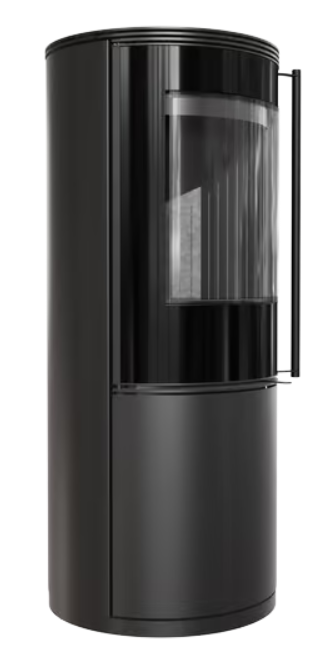 Kratki SVEN - Kaminofen aus Stahl Ø 150 7 kW schwarz Verkleidung