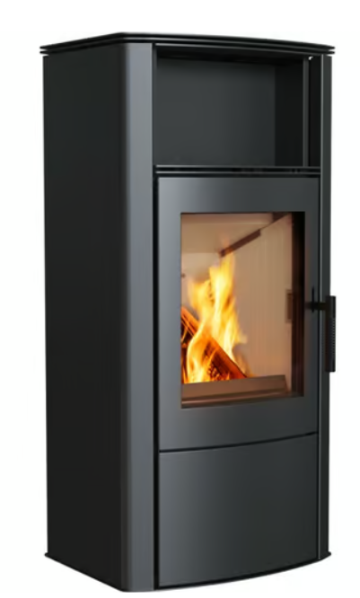 Kratki PROTON - Kaminofen aus Stahl Ø 150 8 kW mit Türfeder