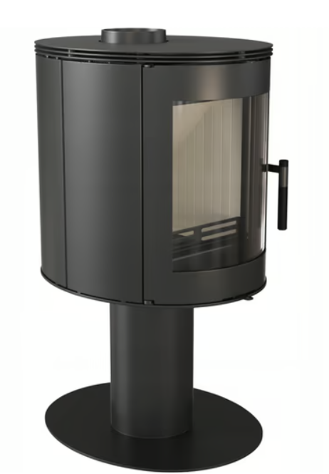 Kratki ORBIT - Kaminofen aus Stahl Ø 150 7 kW mit Türfeder