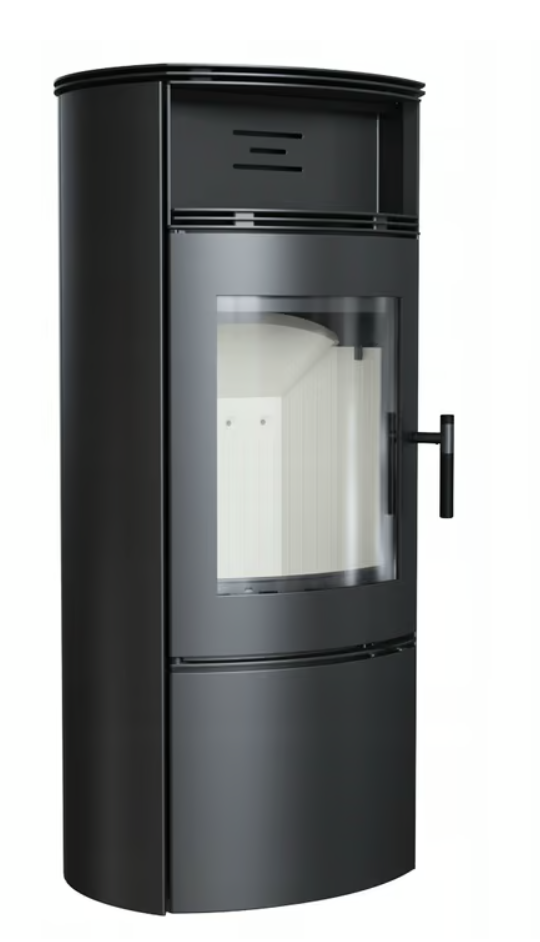 Kratki FALCON W - Kaminofen aus Stahl Ø 150 10 kW Mit Türfeder