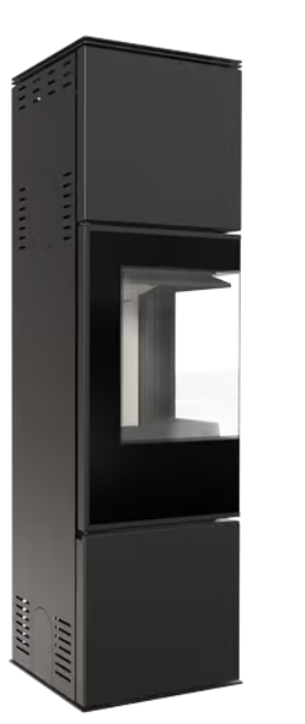 Kratki REN/M links - Kaminofen aus Stahl Ø 150 7 kW