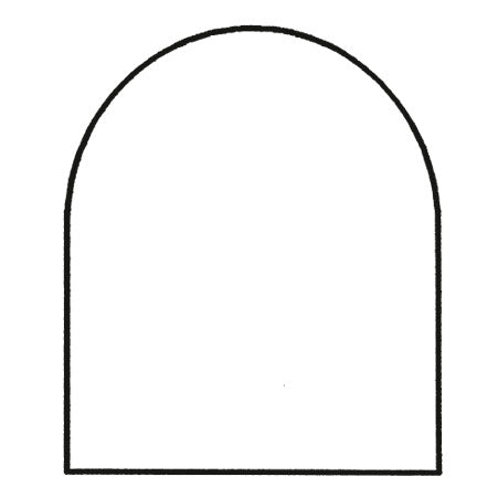 Bodenplatte Rundbogen B3