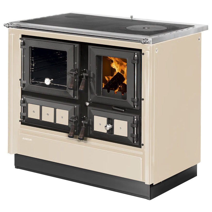 Justus Festbrennstoffherd Rustico-90 2.0