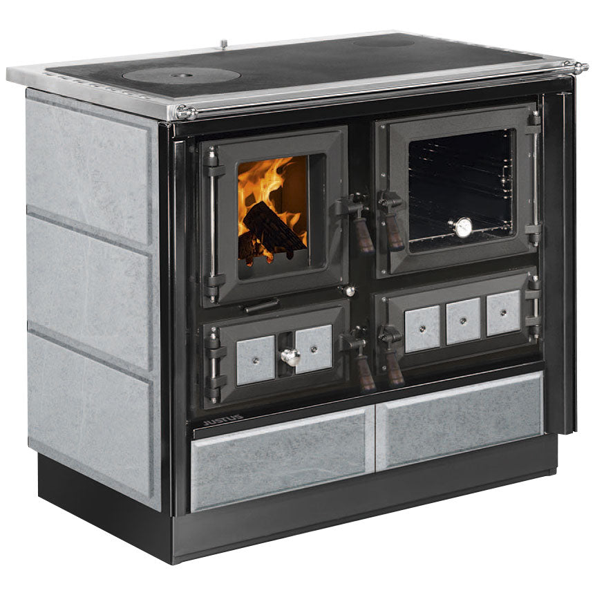 Justus Festbrennstoffherd Rustico-90 2.0