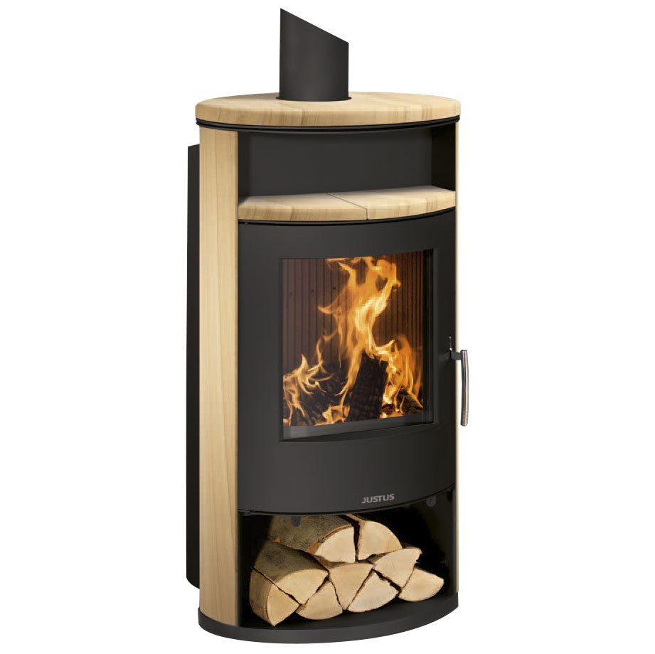 Justus Wasserführender Kaminofen Island Aqua