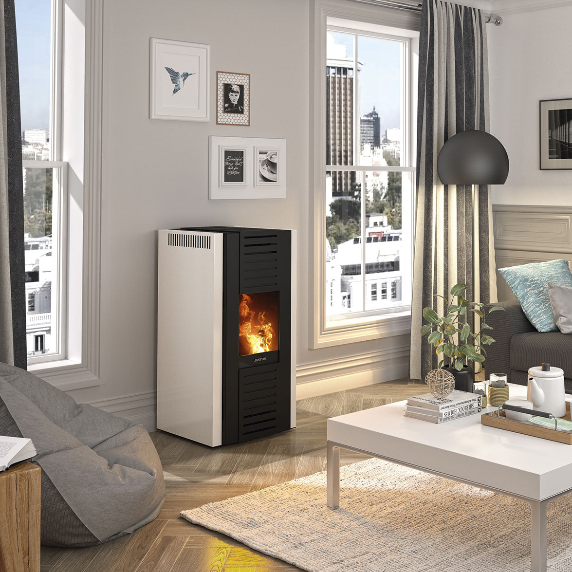 Justus Wasserführender Pelletofen Sirkos Aqua 2.0