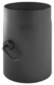 Ofenrohr 25 cm mit Drosselklappe