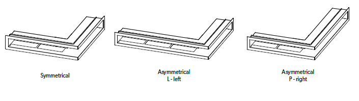 Lüftungsgitter - CORNER GRILLE V-OPEN