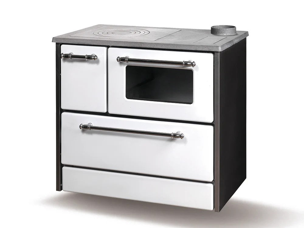 Holzherd Simge 701 Weiß / Schwarz