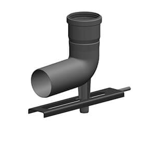 Stützbogen mit  Auflagerschiene aus  Edelstahl
