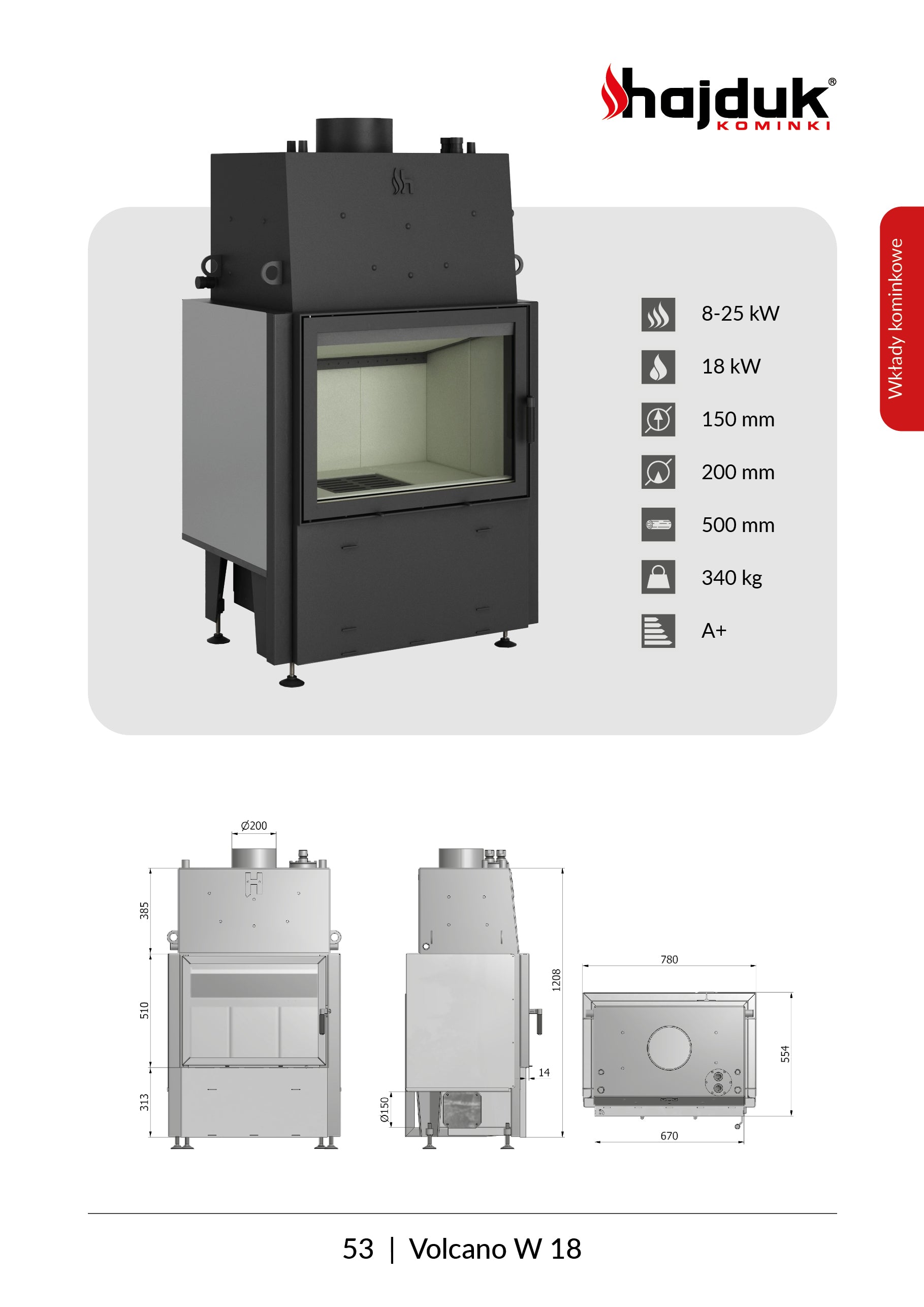 Mit der Wasserummantelung - Hajduk Volcano W-18