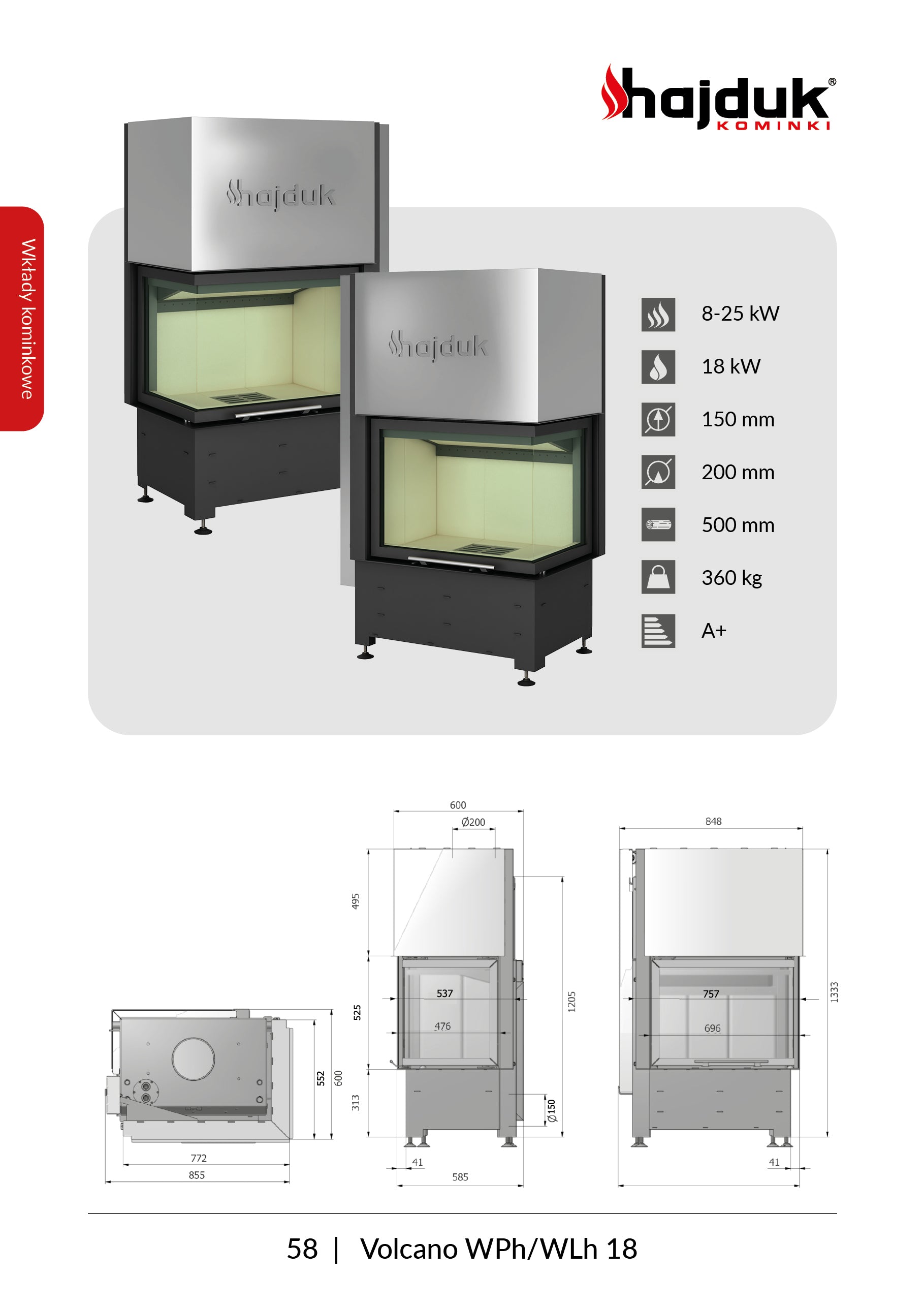Mit der Wasserummantelung - Hajduk Volcano WPh-18