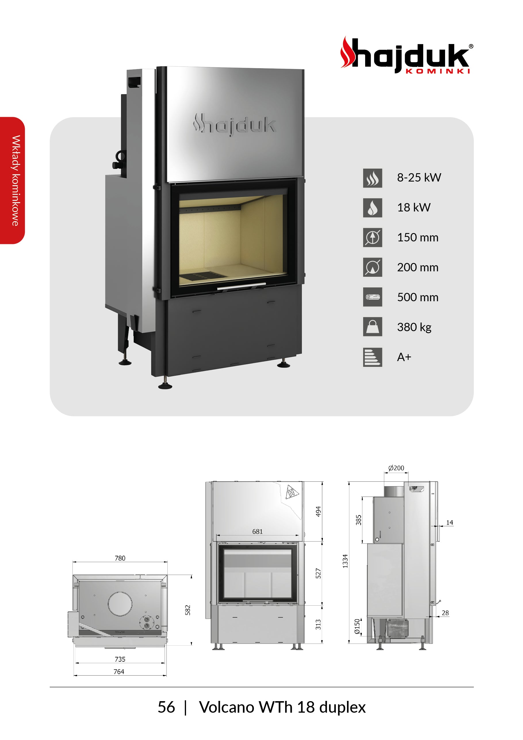 Mit der Wasserummantelung - Hajduk Volcano WTh-18 Dupplex Glas