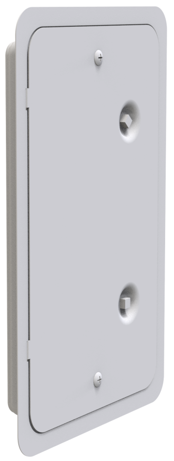 Kamintür Gasdicht Weiß Lackiert PT