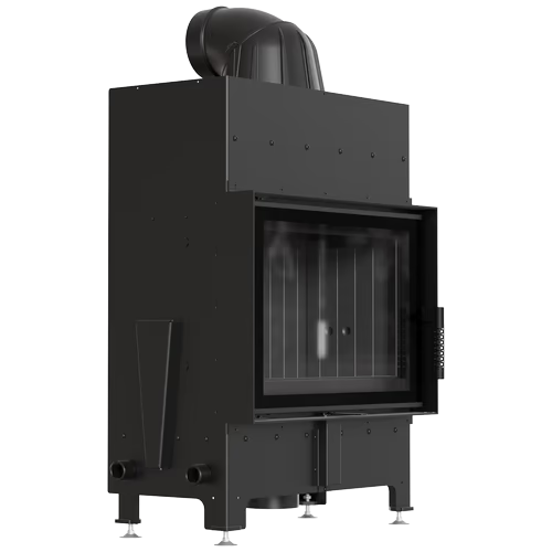 Kamineinsatz aus Stahl FLOKI S - 8 kW Ø 160