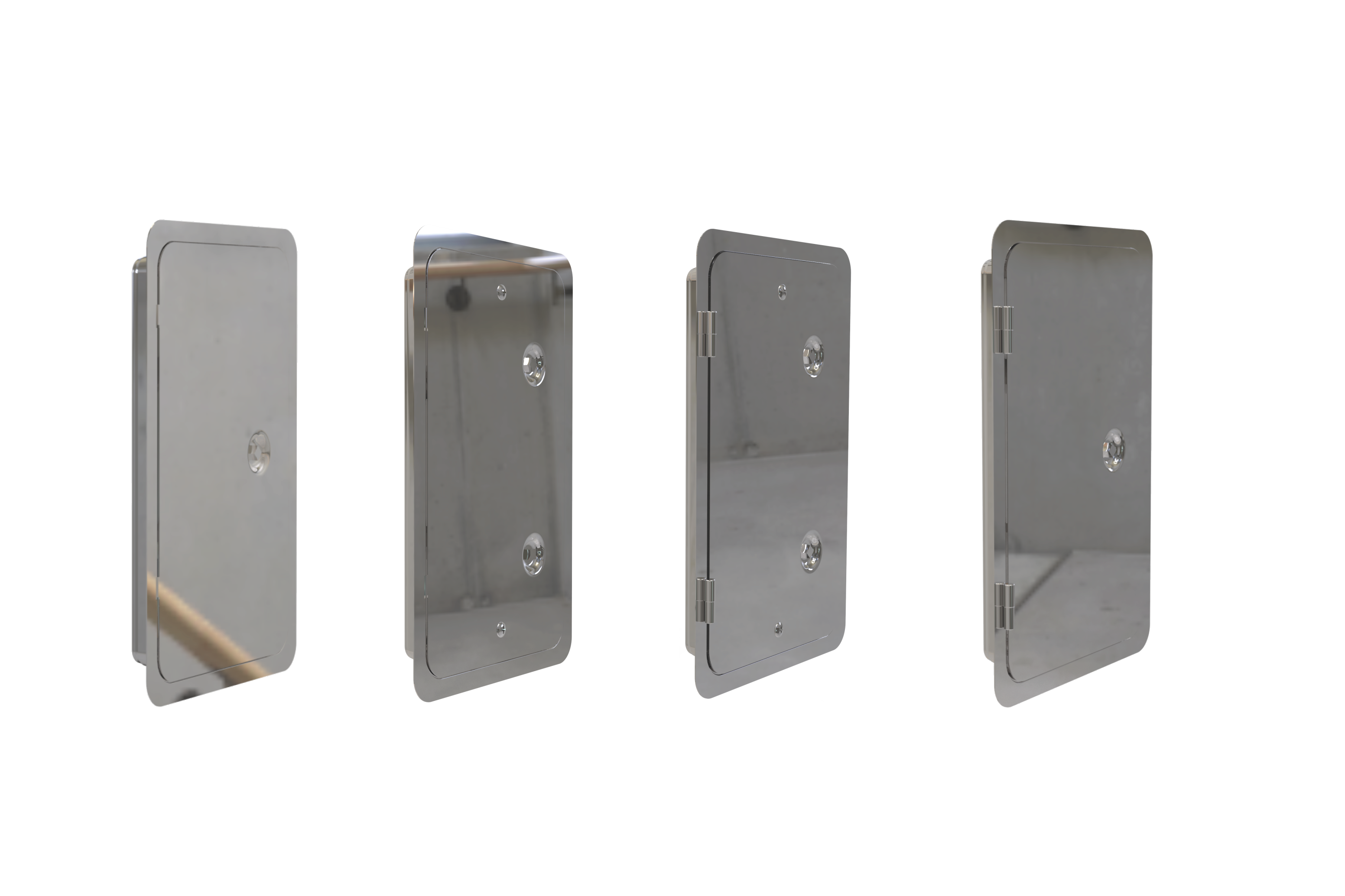 Kamintüre - PT(Putztür) / KT(Kehrtür) - Edelstahl