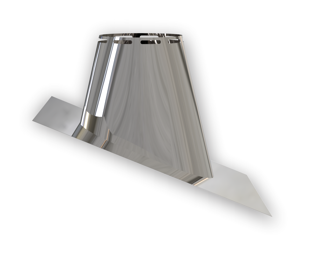 Dachdurch-führung 10°-35° mit Bleirand