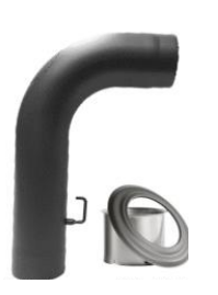 Rundbogenset 600x450 Bogen 90° gebogen