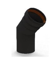 Rippenbogen 15° starr ohne Putztür