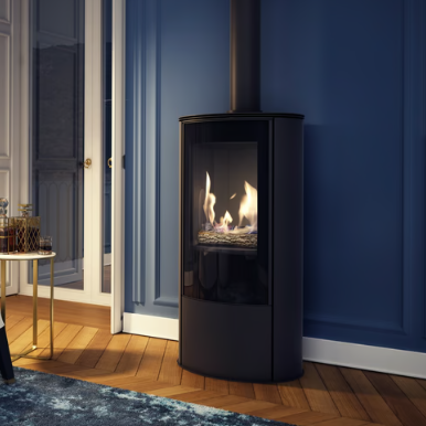 Kaminofen mit Erdgas-Betrieb AB Ø 100/150 4,1 kW