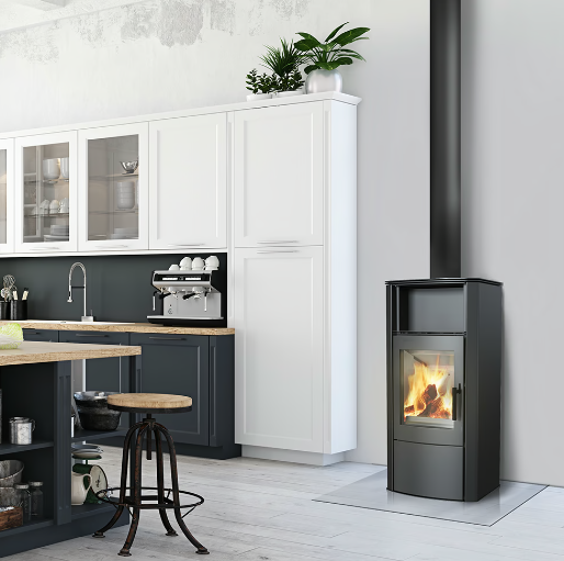 Kratki PROTON - Kaminofen aus Stahl Ø 150 8 kW