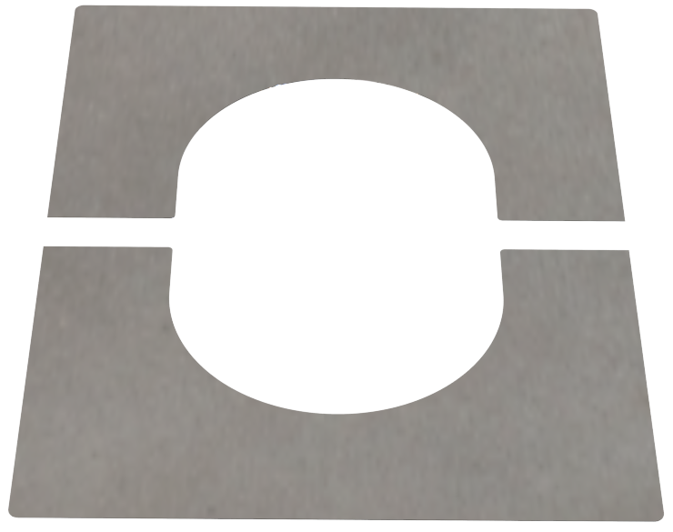 Wand-/ Deckenblende zweiteilig 40°-50°