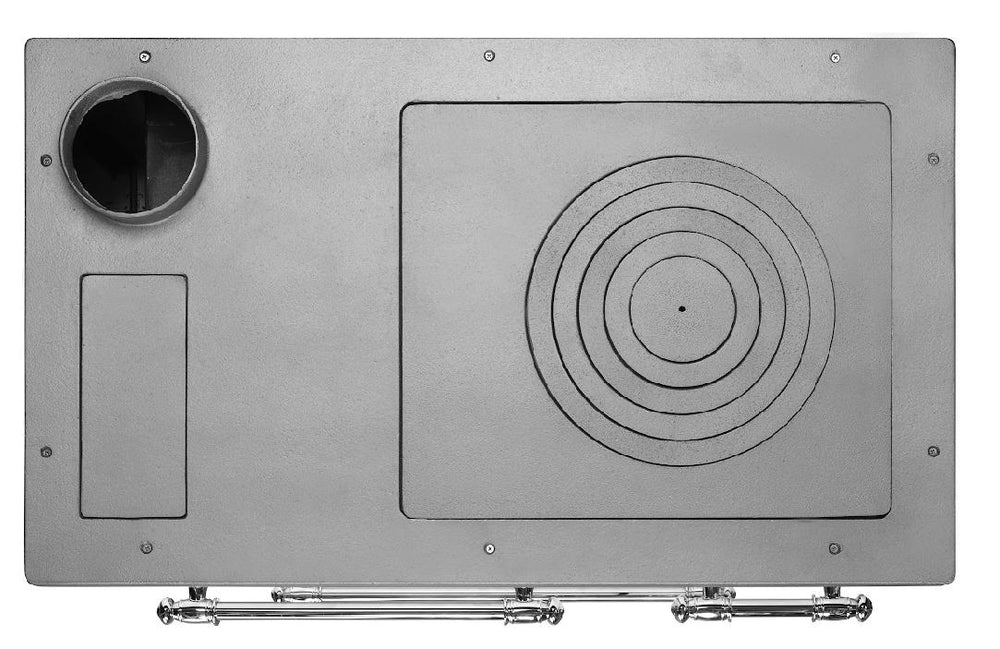 Holzherd Simge 701 Weiß / Schwarz