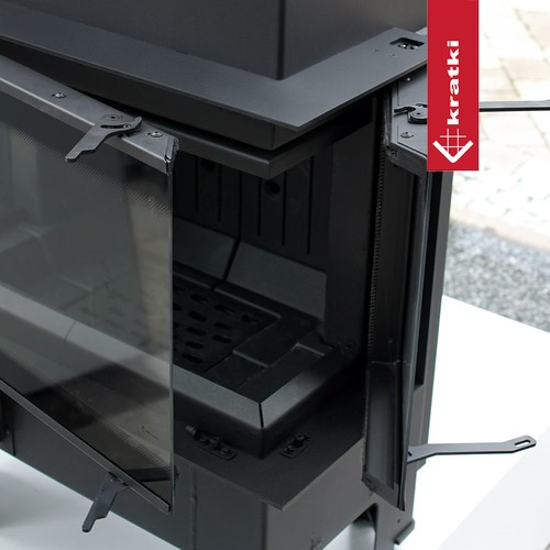 Kamineinsatz NBC 680/280 - 7 kW Ø 160 - Stahlfront mit Siebdruckglas