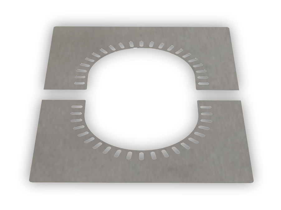 Deckenblende für Hinterlüftung, zweiteilig 0°-40