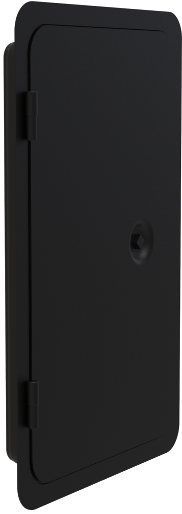 Kamintür Gasticht-Schwarz Lackiert KT