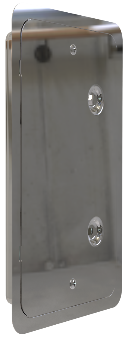 Kamintüre Edelstahl Gasdicht PT