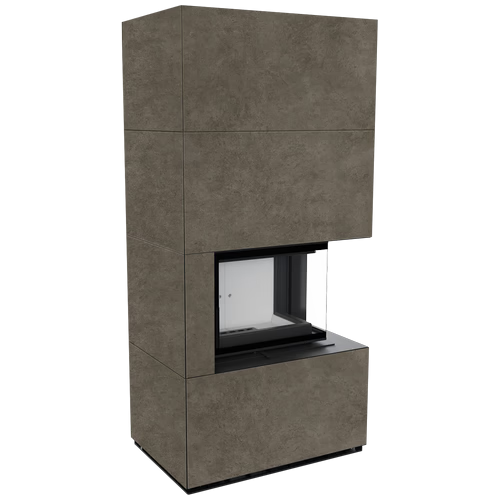 Kaminbausatz FLOKI BOX 8 kW Ø 160 Quarzsinter FOKOS PIOMBO