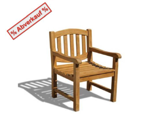 Ovaler Stuhl mit Armlehne